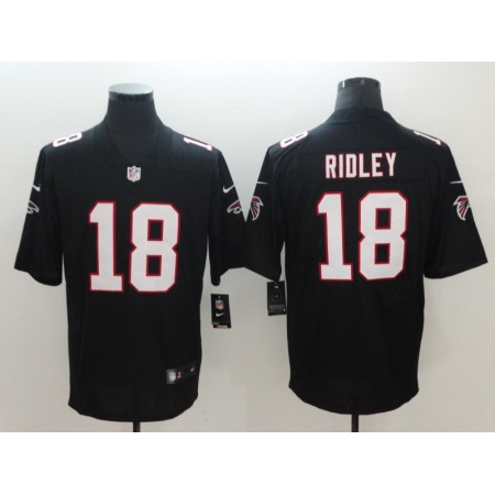 Men's Atlanta Falcons #18 Calvin Ridley Black 2018 NFL Draft Vapor Untouchable Limited Jersey