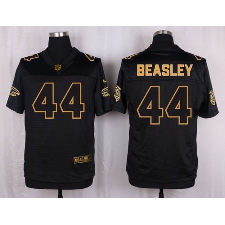 Nike Falcons #44 Vic Beasley Jr Black Men's Stitched NFL Elite Pro Line Gold Collection Jersey