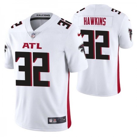 Men's Atlanta Falcons #32 Jaylinn Hawkins White Vapor Untouchable Limited Stitched Jersey