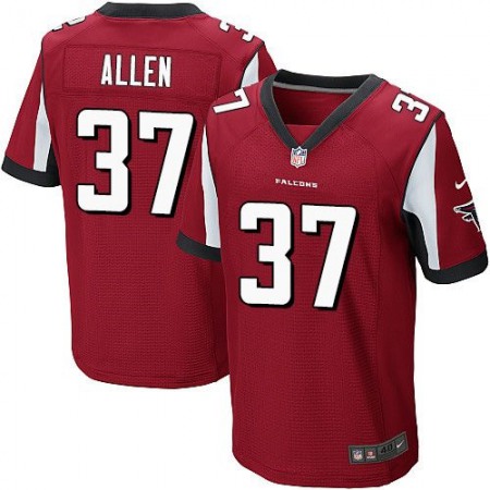 Nike Falcons #37 Ricardo Allen Red Team Color Men's Stitched NFL Elite Jersey