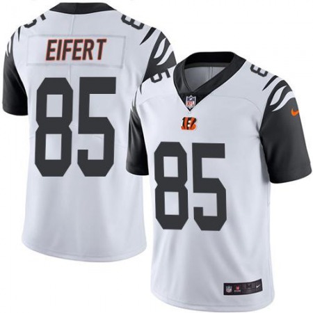 Men's Nike Bengals #85 Tyler Eifert White Limited Rush Stitched NFL Jersey