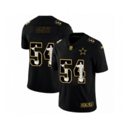 Men's Dallas Cowboys #54 Jaylon Smith Black Jesus Faith Edition Limited Stitched Jersey