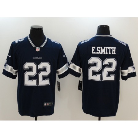 Men's Dallas Cowboys #22 Emmitt Smith Navy Vapor Untouchable Player Limited Jersey