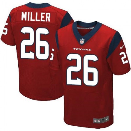 Nike Texans #26 Lamar Miller Red Alternate Men's Stitched NFL Elite Jersey