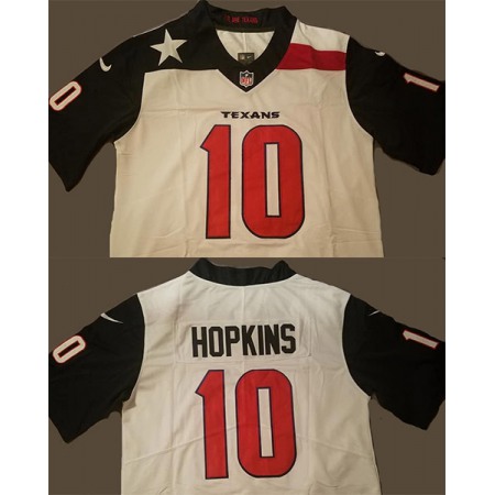 Men's Houston Texans #10 DeAndre Hopkins Nike White Limited Stitched NFL Jersey