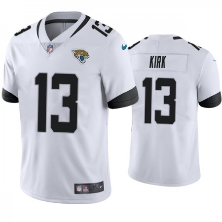 Men's Jacksonville Jaguars #13 Christian Kirk White Vapor Untouchable Limited Stitched Jersey