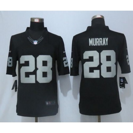 Nike Raiders #28 Latavius Murray Black Team Color Men's Stitched NFL Limited Jersey