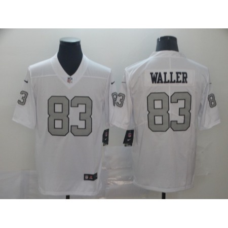 Men's Oakland Raiders #83 Darren Waller White Color Rush Limited Stitched NFL Jersey