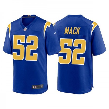 Men's Los Angeles Chargers #52 Khalil Mack Royal Vapor Untouchable Limited Stitched Jersey