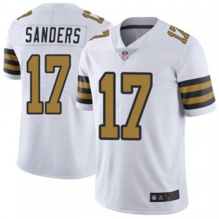 Men's New Orleans Saints #17 Emmanuel Sanders White Color Rush Limited Stitched Jersey