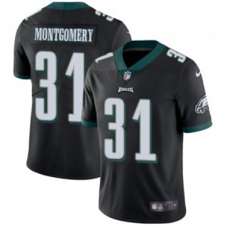 Men's Philadelphia Eagles #31 Wilbert Montgomery Black Vapor Untouchable Limited Stitched Jersey