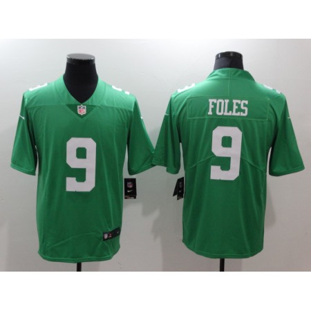 Men's Philadelphia Eagles #9 Nick Foles Green Throwback Vapor Untouchable Limited Stitched NFL Jersey