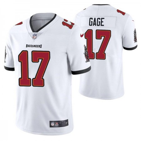 Men's Tampa Bay Buccaneers #17 Russell Gage White Vapor Untouchable Limited Stitched Jersey