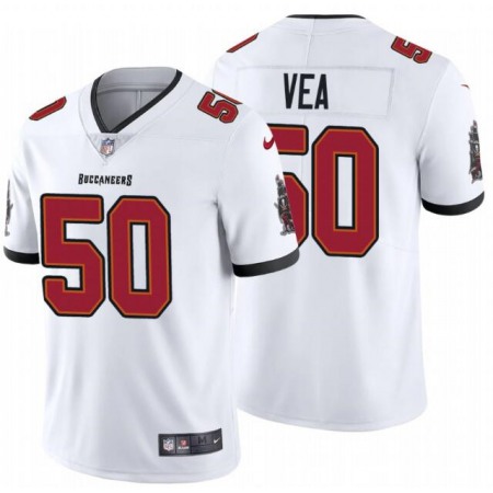 Men's Tampa Bay Buccaneers #50 Vita Vea New White Vapor Untouchable Limited Stitched NFL Jersey