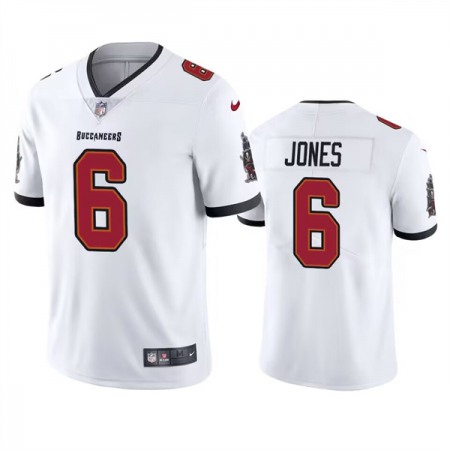 Men's Tampa Bay Buccaneers #6 Julio Jones White Vapor Untouchable Limited Stitched Jersey