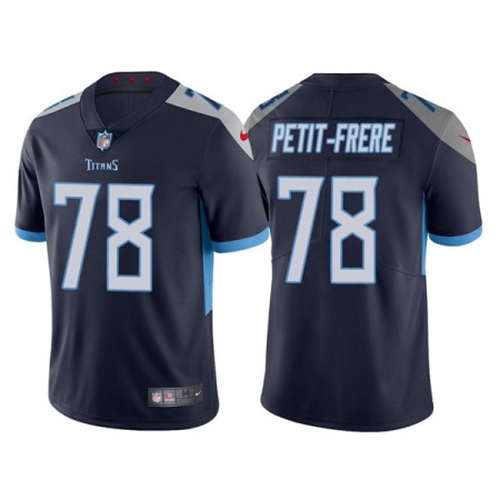 Men's Tennessee Titans #78 Nicholas Petit-Frere Navy Vapor Untouchable Stitched Jersey