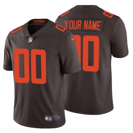 Men's Cleveland Browns Customized 2020 New Brown Vapor Untouchable NFL Stitched Limited Jersey