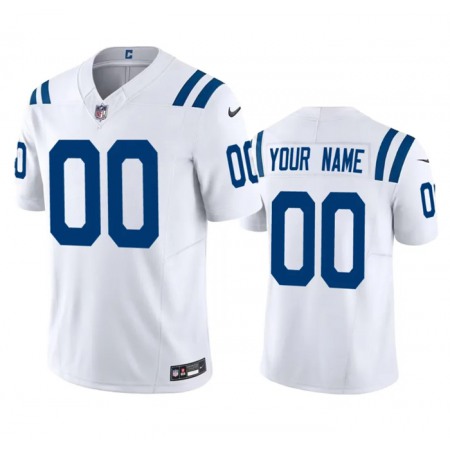 Men's Indianapolis Colts Active Player Custom White 2023 F.U.S.E Vapor Untouchable Stitched Football Jersey