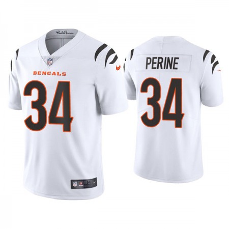 Youth Cincinnati Bengals #34 Samaje Perine White Vapor Untouchable Limited Stitched Jersey