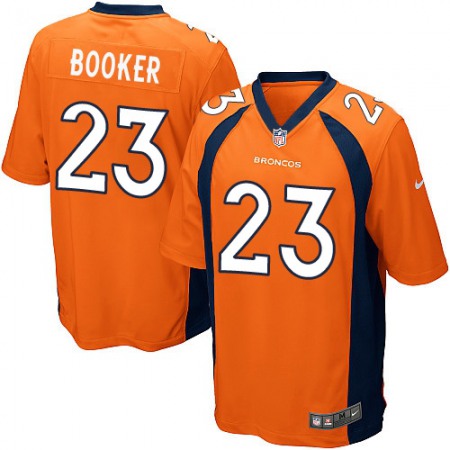 Nike Broncos #23 Devontae Booker Orange Team Color Youth Stitched NFL New Elite Jersey