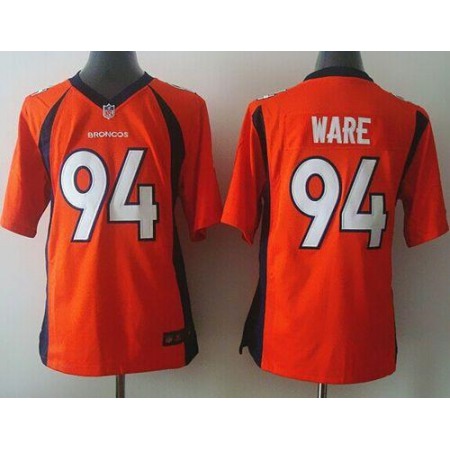 Nike Broncos #94 DeMarcus Ware Orange Team Color Youth Stitched NFL New Elite Jersey