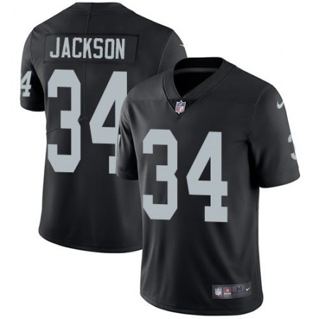 Youth Oakland Raiders #34 Bo Jackson Black Vapor Untouchable Limited Stitched NFL Jersey