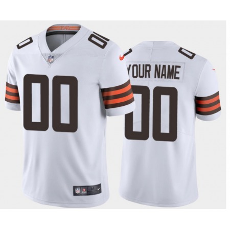 Youth Cleveland Browns ACTIVE PLAYER Custom White Vapor Untouchable Limited Stitched Jersey