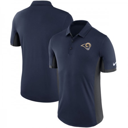 Men's Los Angeles Rams Nike Navy Evergreen Polo