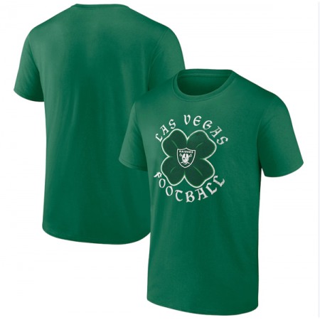 Men's Las Vegas Raiders Kelly Green St. Patrick's Day Celtic T-Shirt