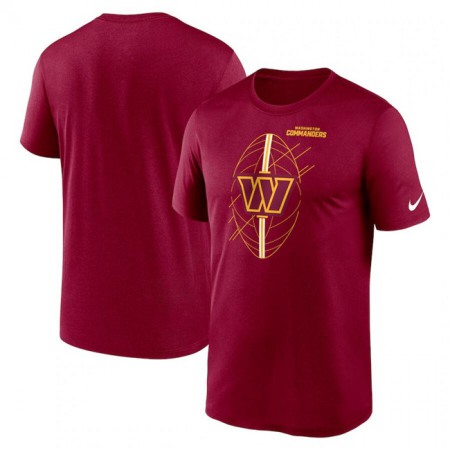 Men's Washington Commanders Burgundy Legend Icon Performance T-Shirt