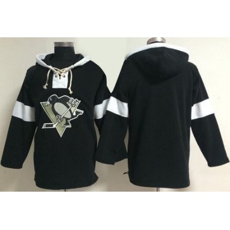 Pittsburgh Penguins Blank Black Pullover NHL Hoodie