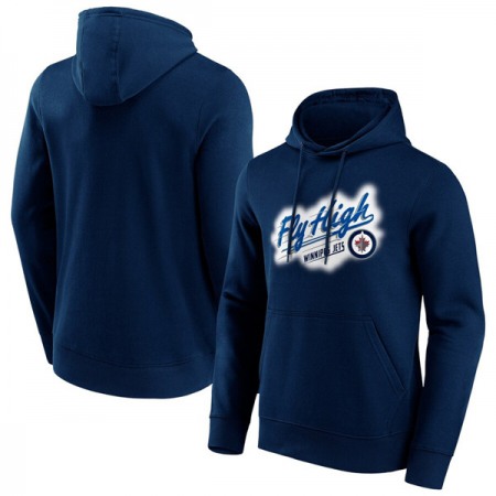 Men's Winnipeg Jets Navy Hometown Graphic Hoodie