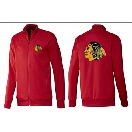 NHL Chicago Blackhawks Zip Jackets Red