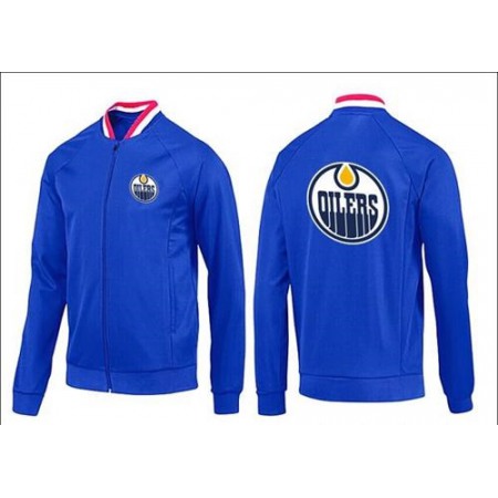 NHL Edmonton Oilers Zip Jackets Blue-1