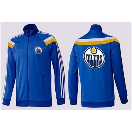 NHL Edmonton Oilers Zip Jackets Blue-3