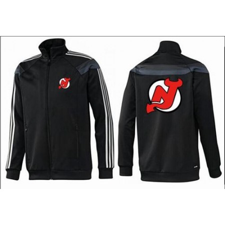 NHL New Jersey Devils Zip Jackets Black-2