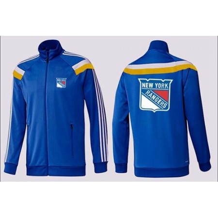 NHL New York Rangers Zip Jackets Blue-4