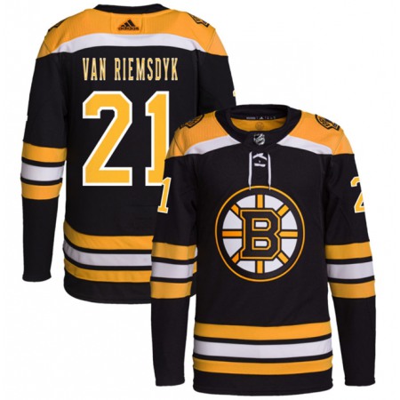 Men's Boston Bruins #21 James van Riemsdyk Black Stitched Jersey