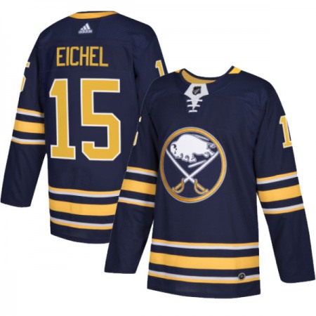 Men's Adidas Buffalo Sabres #15 Jack Eichel Navy Stitched NHL Jersey