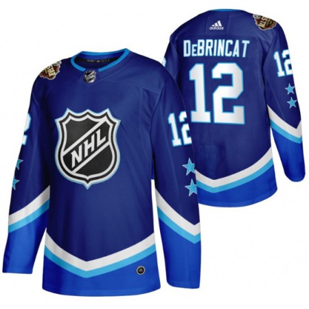 Men's Chicago Blackhawks #12 Alex DeBrincat 2022 All-Star Blue Stitched Jersey