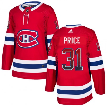 Men's Montreal Canadiens #31 Carey Price Red Drift Fashion Stitched NHL Jersey