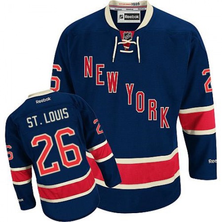 Men's New York Rangers Custom Navy Blue Stitched Jersey