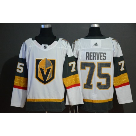 Men's Vegas Golden Knights #75 Ryan Reaves White Stitched NHL Jersey