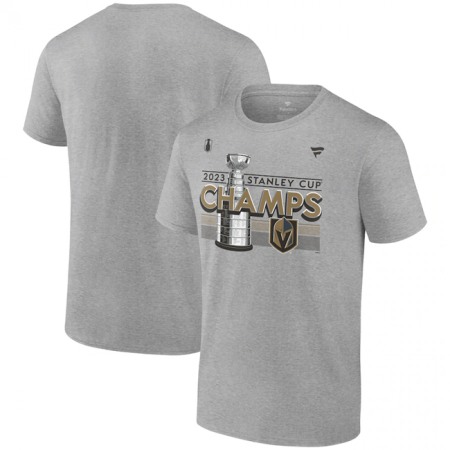 Men's Vegas Golden Knights Heather Gray 2023 Stanley Cup Champions Locker Room T-Shirt