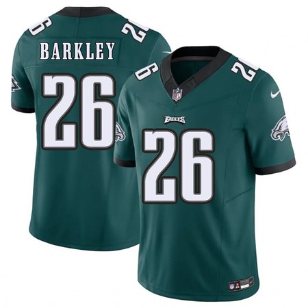 Youth Philadelphia Eagles #26 Saquon Barkley Green F.U.S.E. Vapor Untouchable Limited Stitched Football Jersey