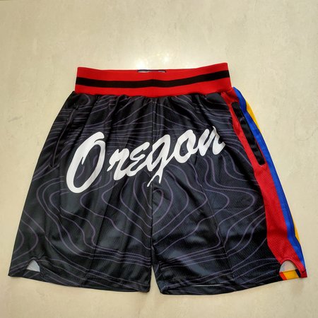 Portland Trail Blazers Black Shorts