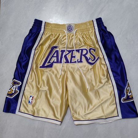 Los Angeles Lakers Yellow Shorts