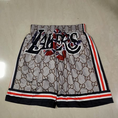 Los Angeles Lakers Black Shorts