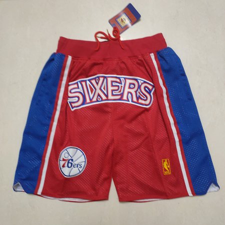 Philadelphia 76ers Red Shorts