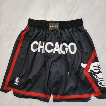 Chicago Bulls Black Shorts